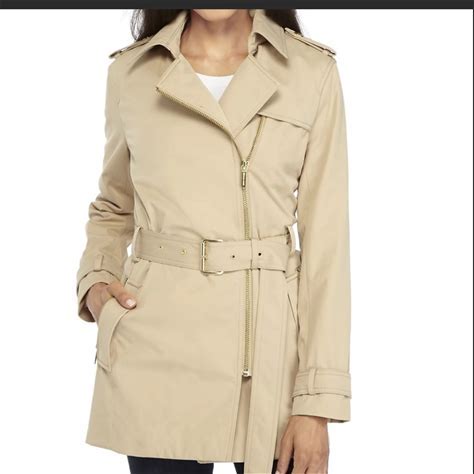 Michael Kors Women's Asymmetrical Zip-Front Coat